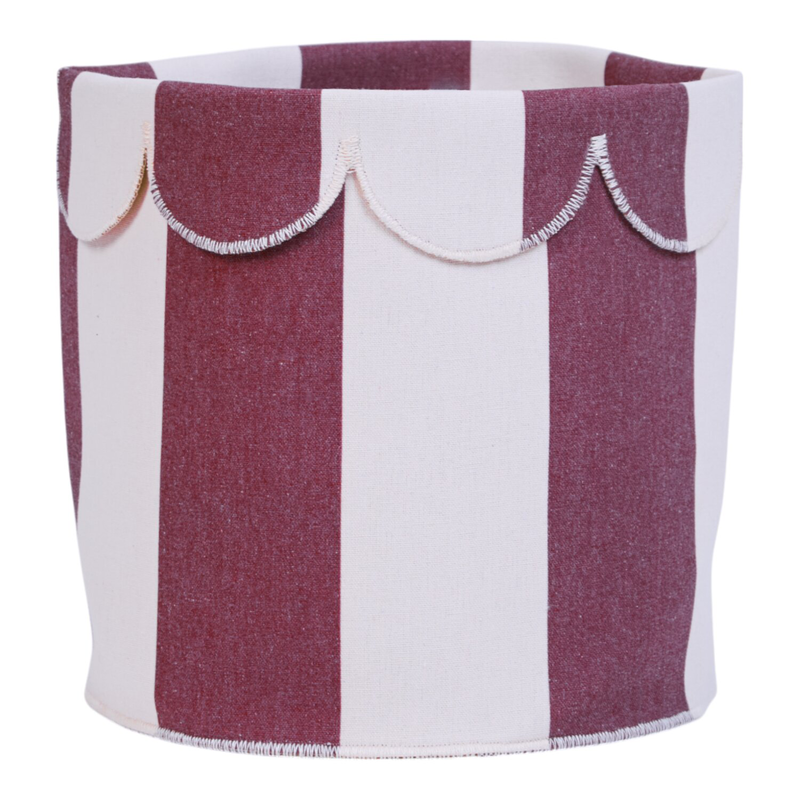 Mand - Biscuit Dreams - 20x25cm - Burgundy