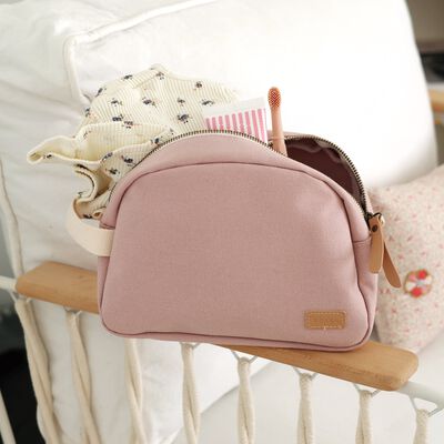 Trousse de toilette dusty rose