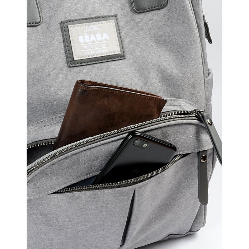 Sac à langer Wellington Gris chiné (Béaba) - Image 10