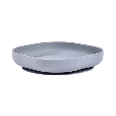 Assiette silicone ventouse Galet