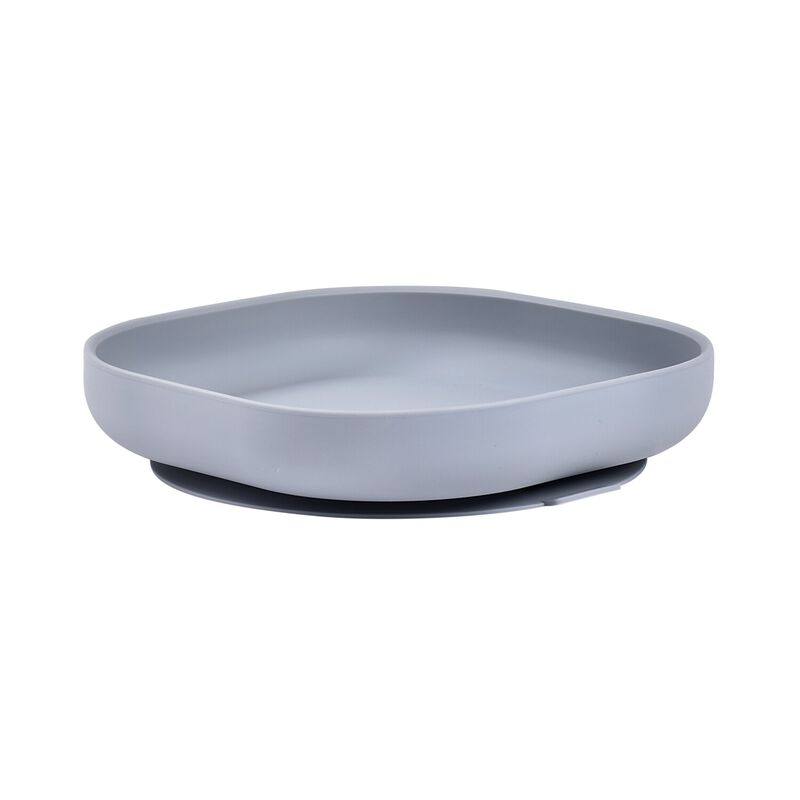 Assiette silicone ventouse Galet