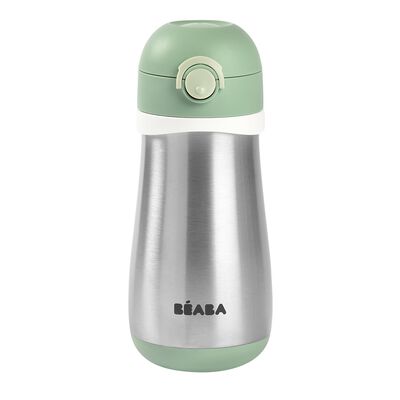 Stainless Steel Spout Bottle 350 ml -  Sage Green