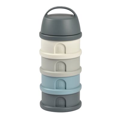 STACKED Formula And Snacks Container MINERAL/BLUE