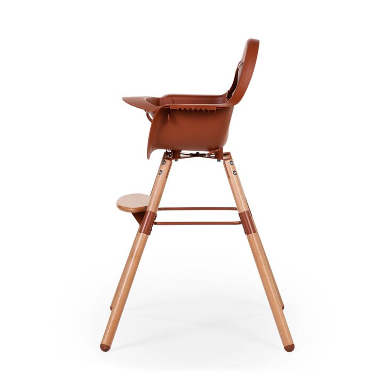 Evolu Chaise Haute - R&eacute;glable En Hauteur (50-75 Cm/*90 Cm) - Rouille