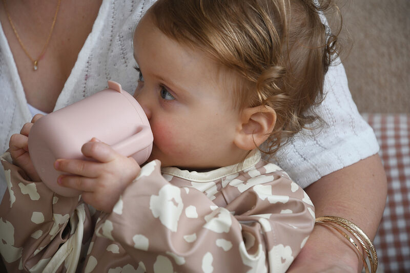 Tazza di apprendimento in silicone - Zucchero filato