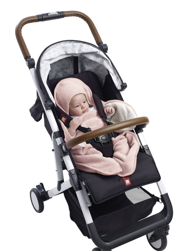 Babynomade&reg; double polaire Rose poudr&eacute;