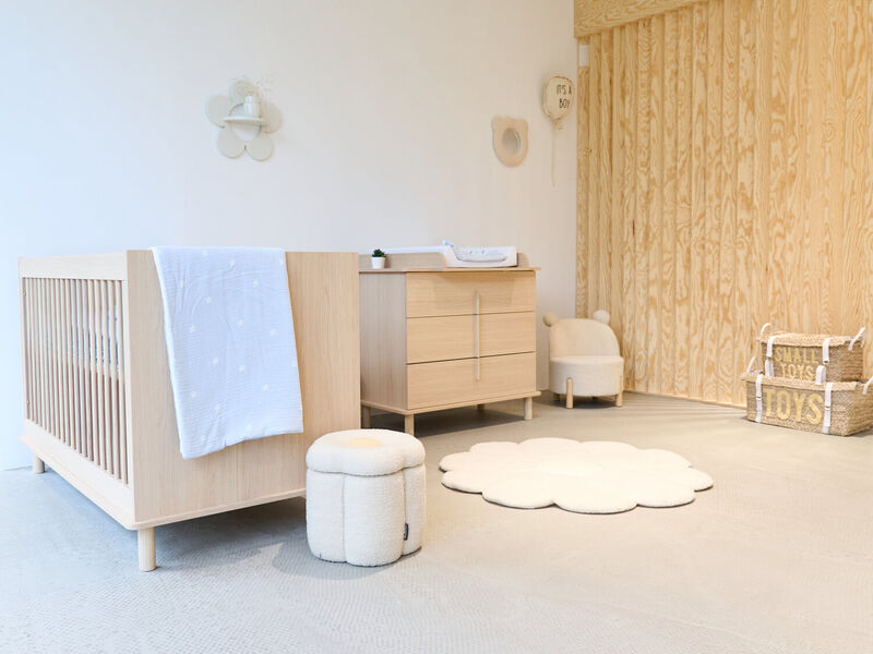Cot bed 70140cm Nordica Naturel