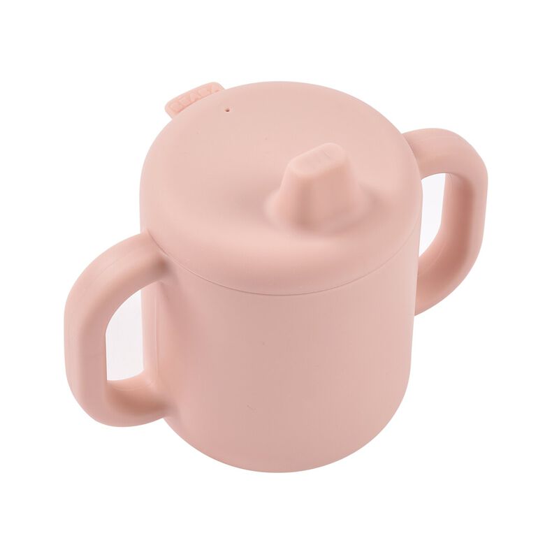 Taza de aprendizaje de silicona - Algod&oacute;n de az&uacute;car