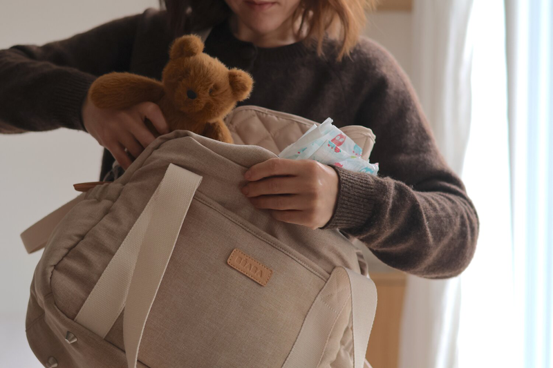 Paris changing bag  Eco - Heather gazelle