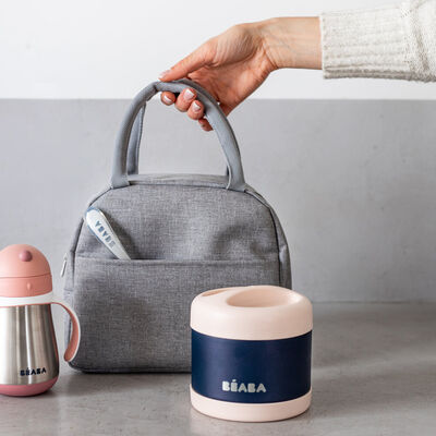 Set repas on the go Vieux Rose