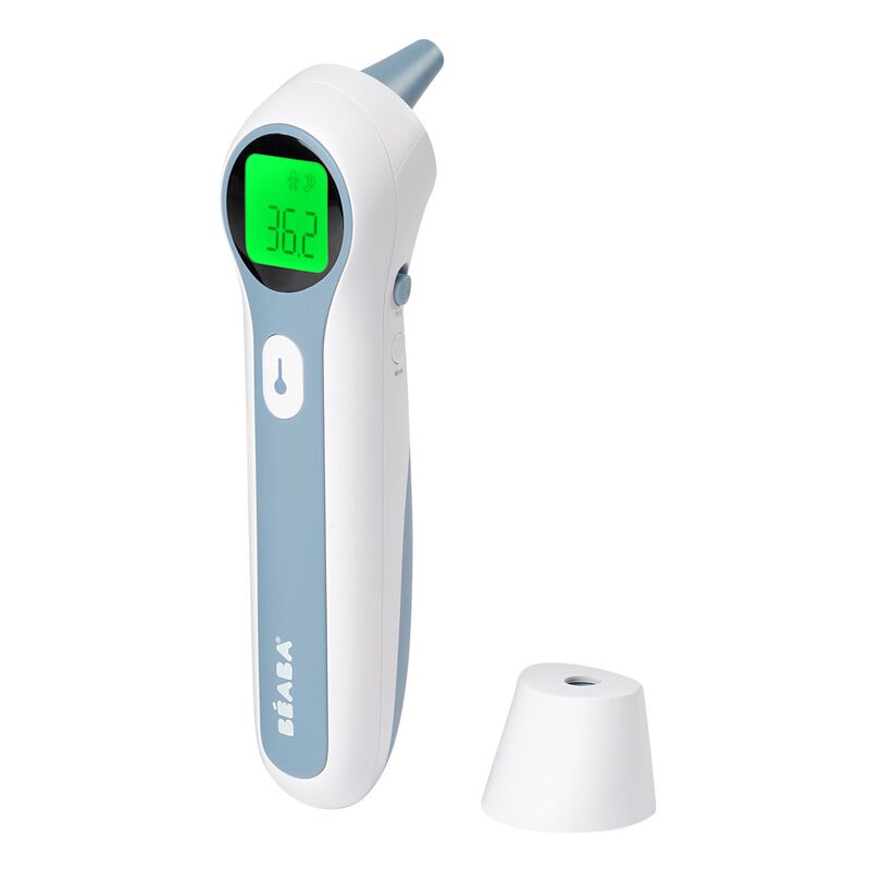  Thermom&egrave;tre infrarouge auriculaire et frontal Thermospeed Blanc / Bleu