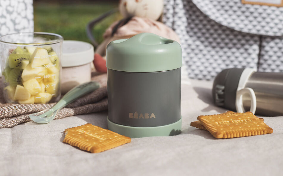Thermos portapappa inox 300ml verde