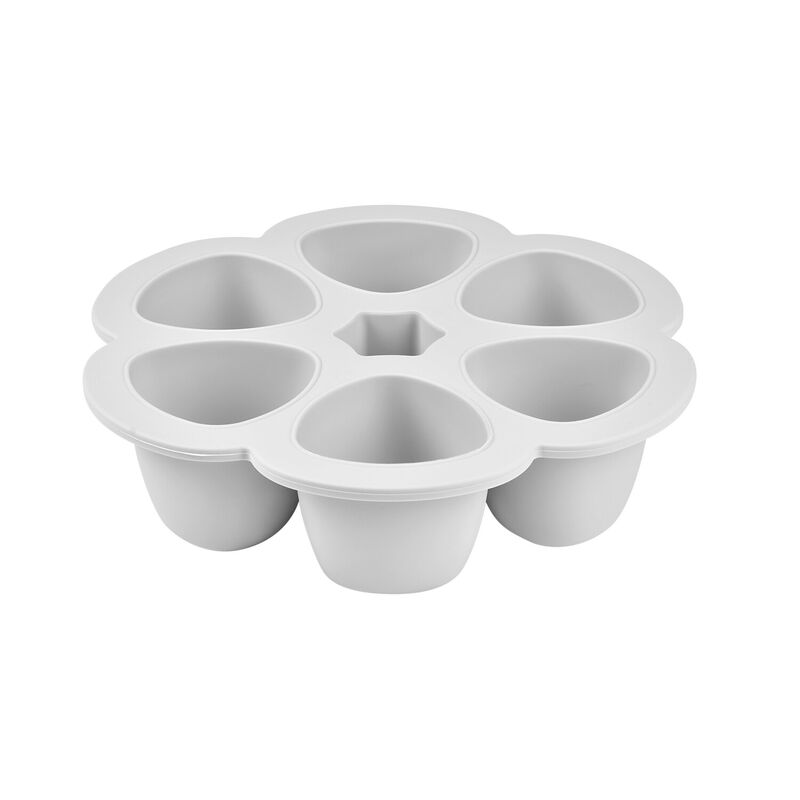 Moule multiportions silicone 6X90ml Gris clair