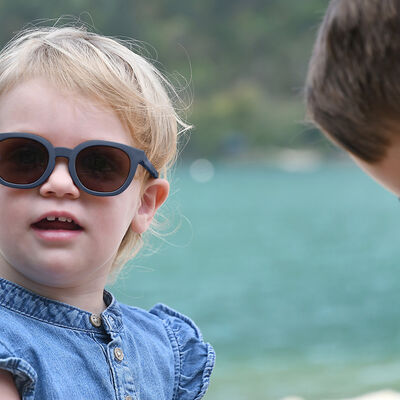 Sonnenbrille 2-4 Jahre SQUARE BRIGHT Nachtblau