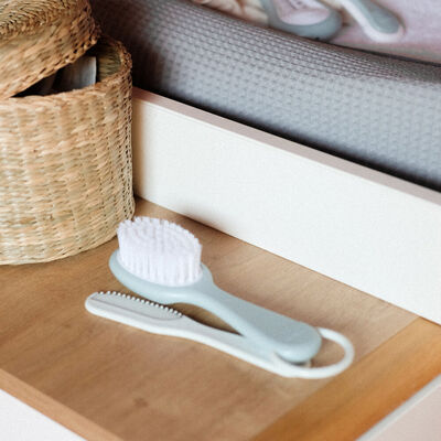Toiletry accessory set green blue