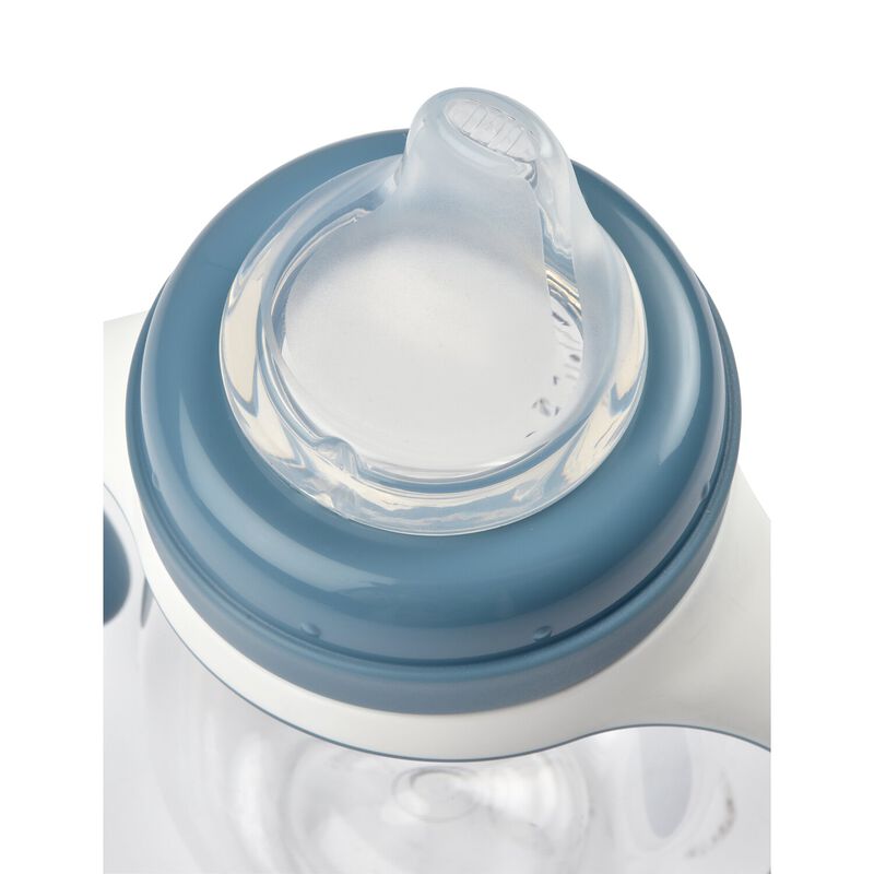 2-In-1 Bottle to Sippy Learning Cup 210ml - Windy Blue