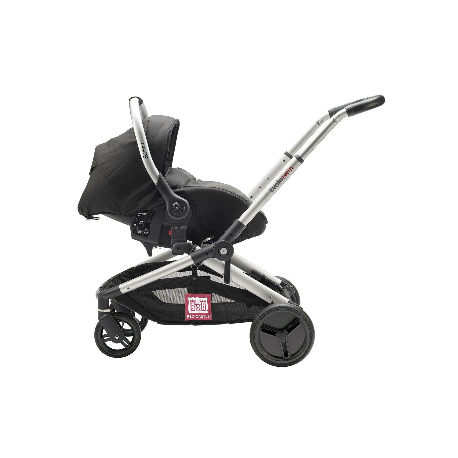 Poussette double evolutwin noir sales