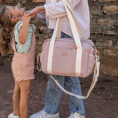 Changing bag Paris dusty pink