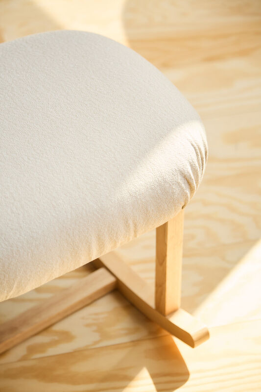 Rocking Footrest - Linen - Beige 