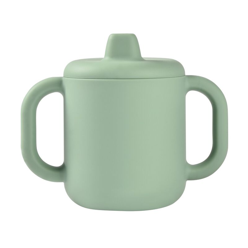 Lernbecher aus Silikon sage green