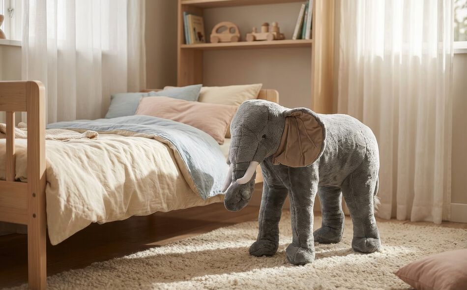 Peluche 60cm Elefante