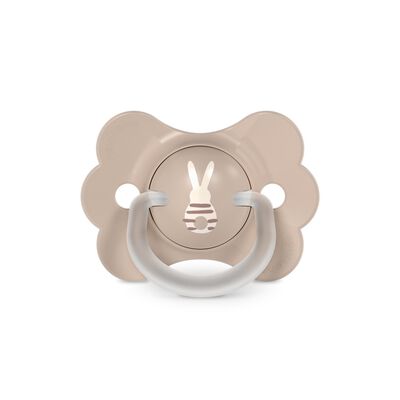 Butterfly SX Pro Schnuller 0/6M dekoriert Wonderland - Bunny beige