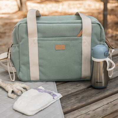 Paris luiertas sage green