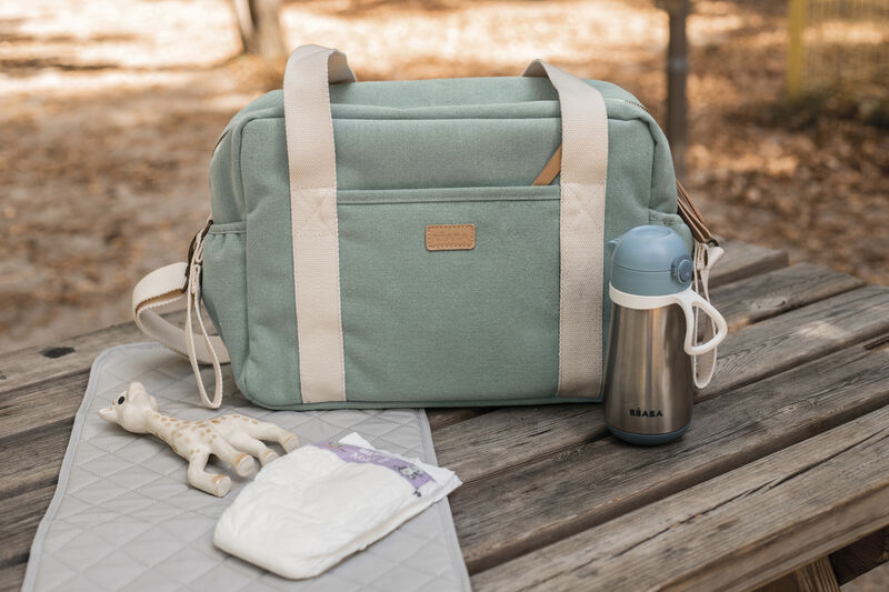 Sac &agrave; langer Paris Vert sauge