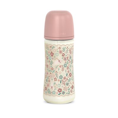 Babyflasche aus Polyamid mit Sauger SX Pro 360 ml Durchfluss L Bonhomia - Pink