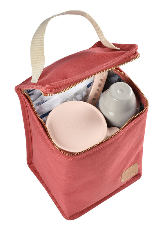 Insulated lunch pouch terracota 3