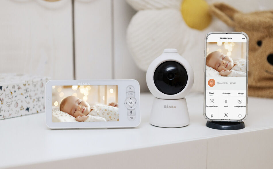 Baby monitor video Zen Smart AI - Bianco