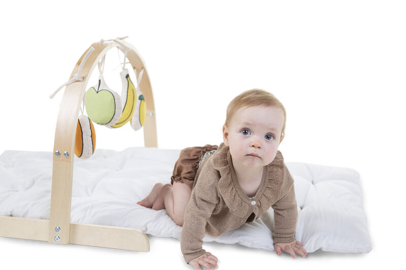 Arche B&eacute;b&eacute; Universel Rond - Bois - Naturel