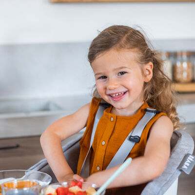 Up and Down HighChair Seat Cushion grey
