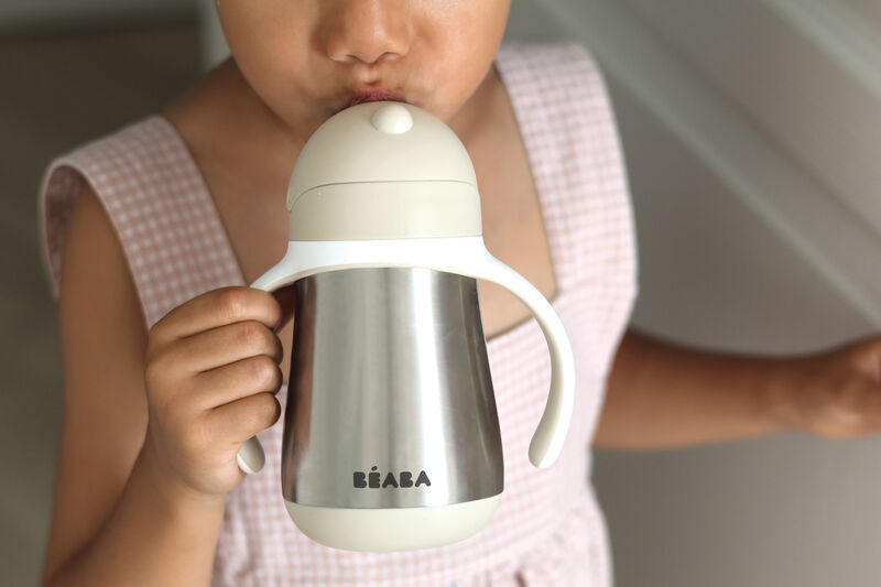 Tasse paille inox 250ml - Terre d'argile