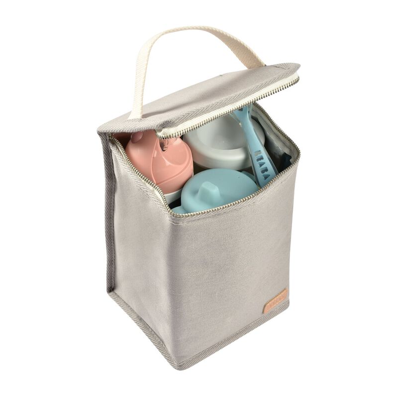 Isolierte Lunchtasche pearl grey
