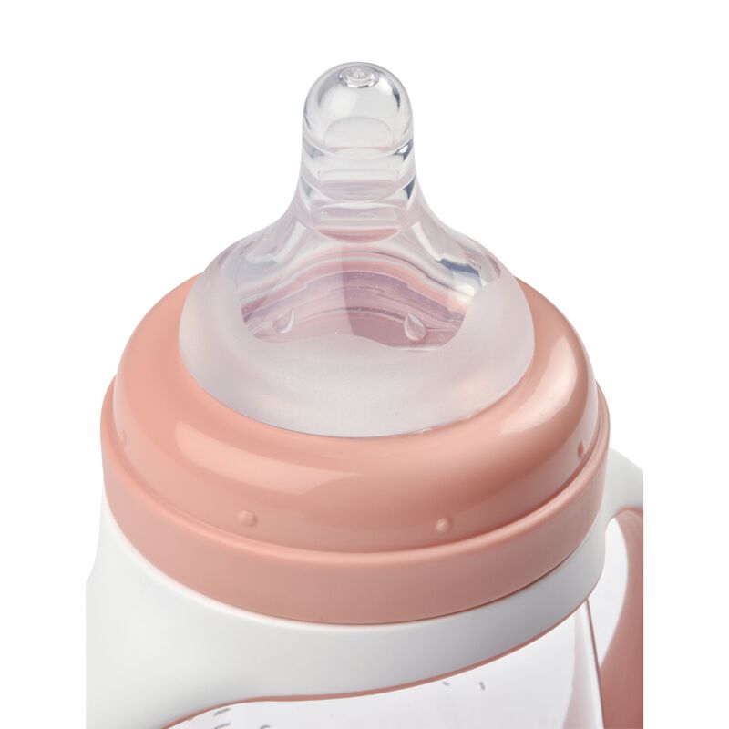 Biberon d'apprentissage 2 en 1 - 210ml Vieux rose