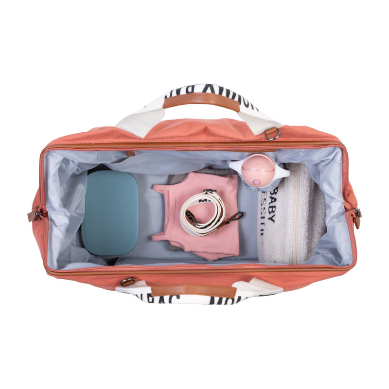 Mommy Bag ® Sac A Langer – Signature - Toile - Terracotta (Childhome) - Image 5