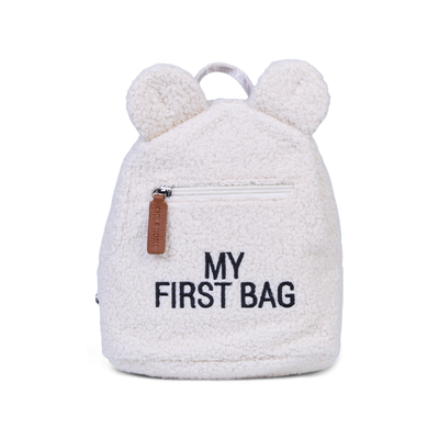My First Bag teddy bianco