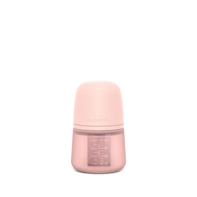 Biberon in silicone Colour Essence con tettarella SX Pro 120 ml flusso S - Nude Pink