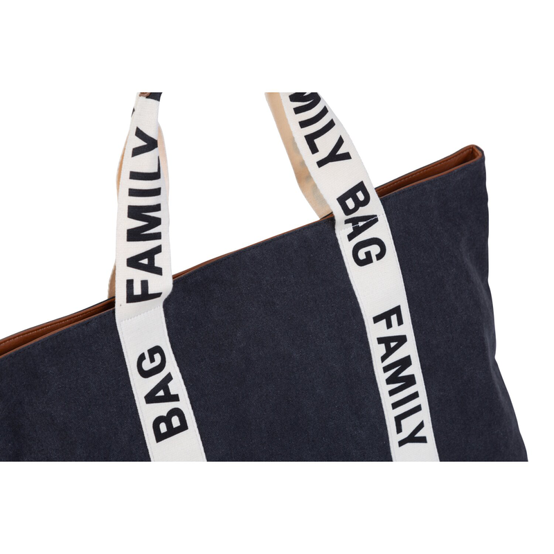 Family Bag Sac A Langer - Signature - Canvas - Noir