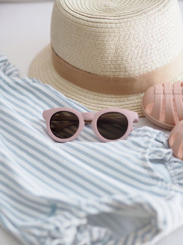 Toddler Sunglasses 2-4yr - Happy Dusty Rose