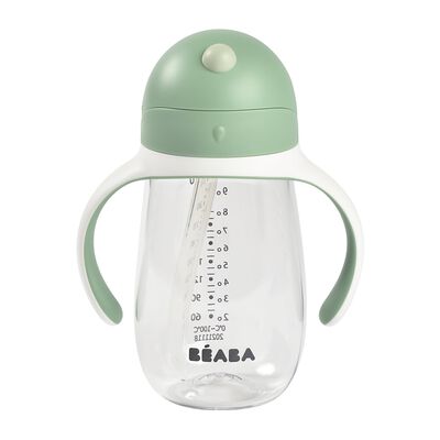 Tasse paille 300ml Vert sauge