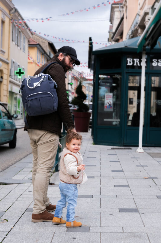 Wellington Diaper Bag blue marine
