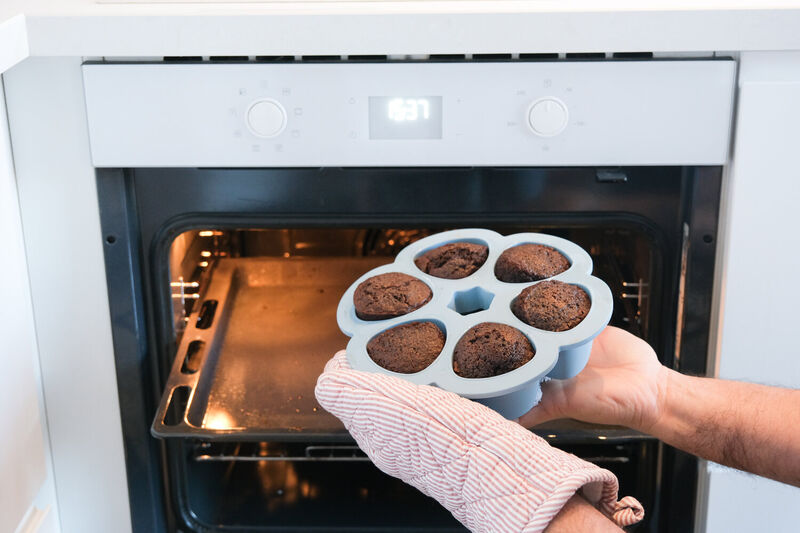 Multiportions Silicone Baby food Freezer Tray, baby freezer portions 6 X 150ml - Windy Blue