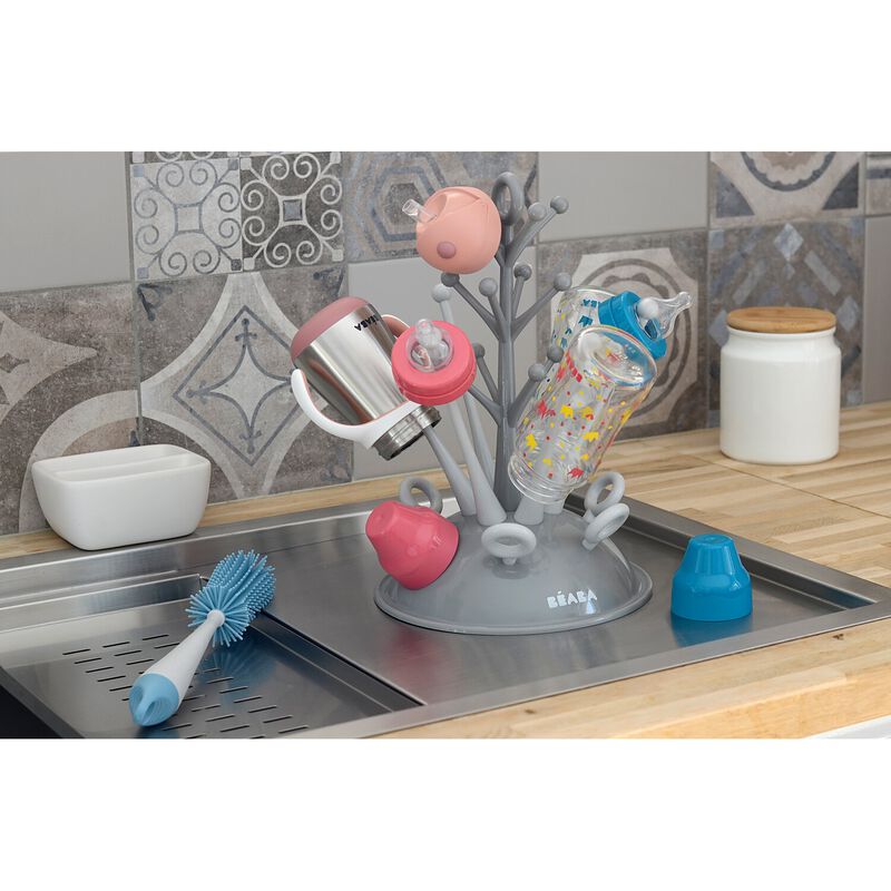  Tree Bottle Drying Rack grey