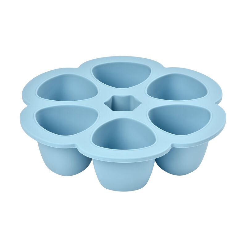 Multiportions Silicone Baby food Freezer Tray, baby freezer portions 6 X 150ml - Windy Blue