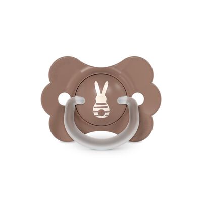 Ciuccio Butterfly SX Pro 6/18M decorato Wonderland - Bunny Beige