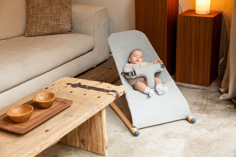 Childhome Evolux Bouncer - Jersey Grey