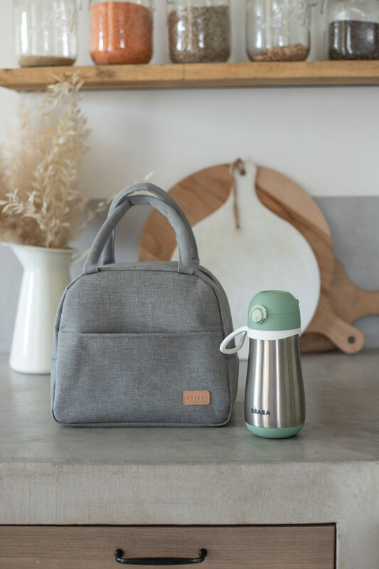 Stainless steel bottle 350 ml sage green