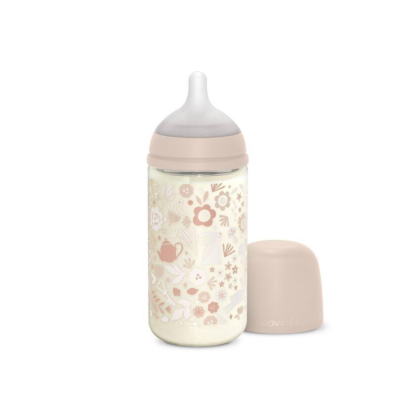 Biberon verre 240ml avec t&eacute;tine SX Pro M Wonderland